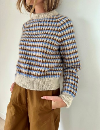 LeKnit Facet Sweater (oppskrift) papir 