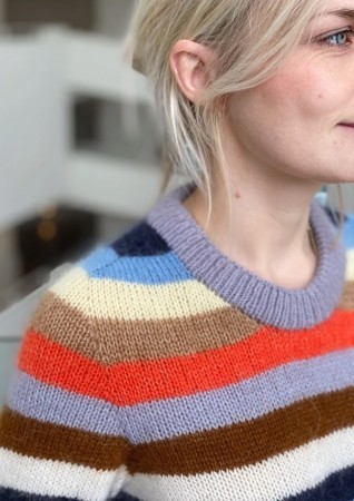 Aros Sweater Sunday & Tynn Silk Mohair | PetiteKnit Oppskrift