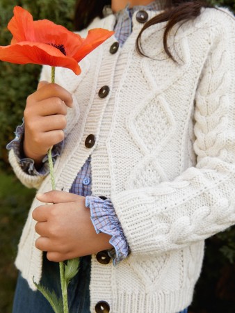 2605-1 Nilo Jacket Junior (oppskrift) Sandnes Garn