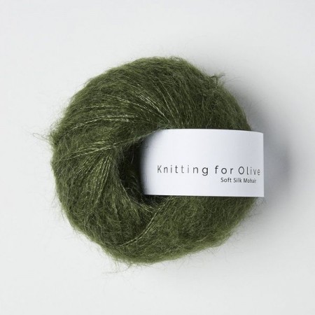 Knitting for Olive Soft Silk Mohair - Bottle Green / Flaskegrønn