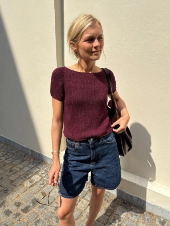 PetiteKnit Wave Tee (oppskrift) papir