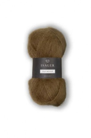 Isager Silk mohair 4 gyllenbrun