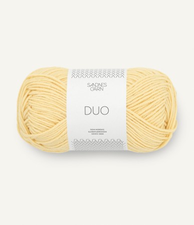 Sandnes Garn DUO lys gul 2112