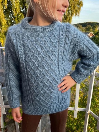 Pk179 Moby Sweater Junior (oppskrift)