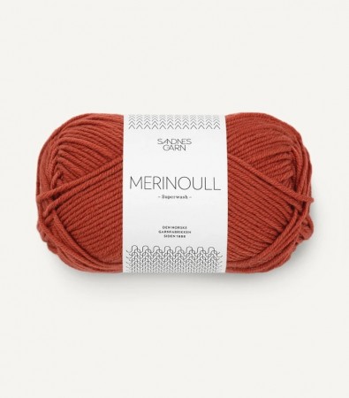 Sandnes Garn MERINOULL MØRK TERRAKOTTA 4035