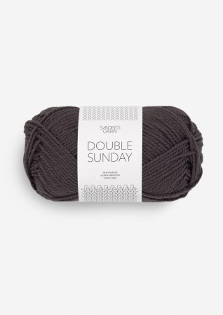 Sandnes Garn DOUBLE SUNDAY BRUN LAKRIS 3890