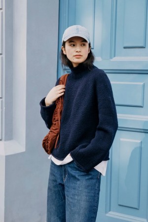 474 Heia Rundgenser Fivel marineblå