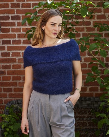 Permin Off shoulder topp (oppskrift) 
