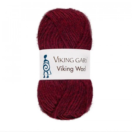 Viking Wool 555 Mørk rød