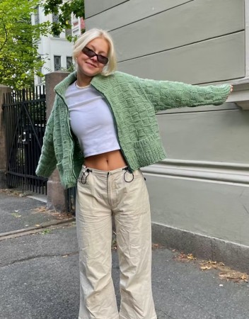 422-6 Vamsejakke Vams jadegrønn