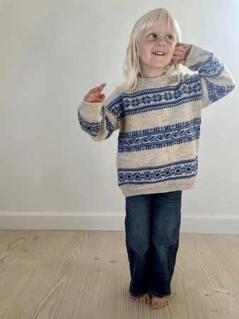 Porcelain Sweater Junior (oppskrift) LeKnit