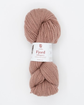 Fjord sokkegarn 2, pudderrosa 560