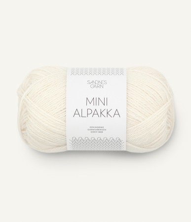 Mini Alpakka Natur 1012