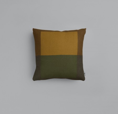 Syndin grønn/brun pute 50x50 101952 | Røros Tweed