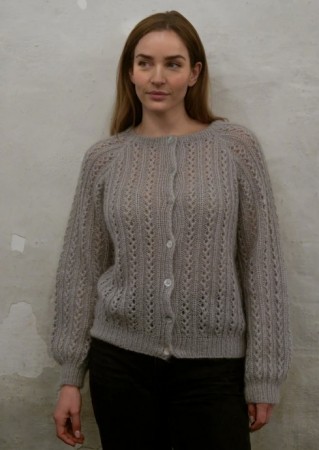Knitting for Olive Vaffel Cardigan Champignon rosa