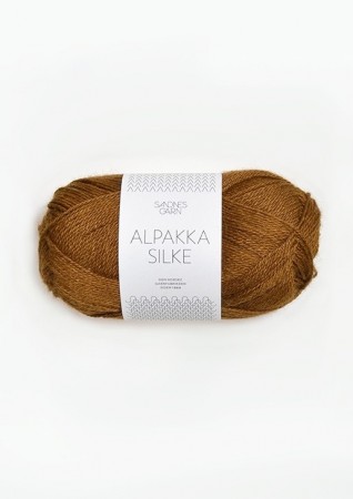 Sandnes Garn Alpakka Silke Gyllenbrun 2564