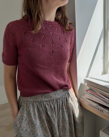 LeKnit Clover Tee Line Rustic Rose 