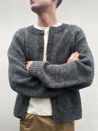 LeKnit Foundation cardigan mann Fritidsgarn 
