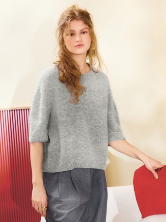 2502-9 Ivy Tee Sunday og Tynn silk mohair