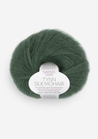 Sandnes Garn  Tynn silk mohair Dyp Skoggrønn 8581