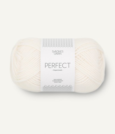 Sandnes Garn Perfect Hvit 1002