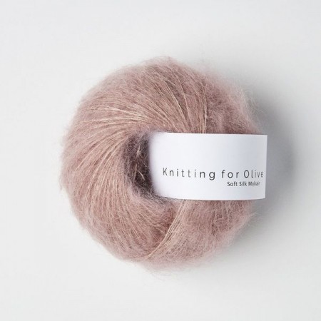 Knitting for Olive Soft Silk Mohair - Dusty Rose / Gammelrosa