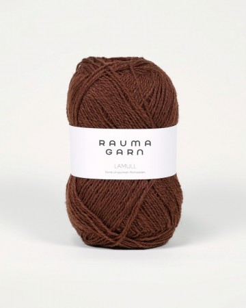 Rauma Lamullgarn Brun L34
