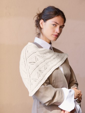 2508-1 Petra Scarf Cashmere (oppskrift) papir