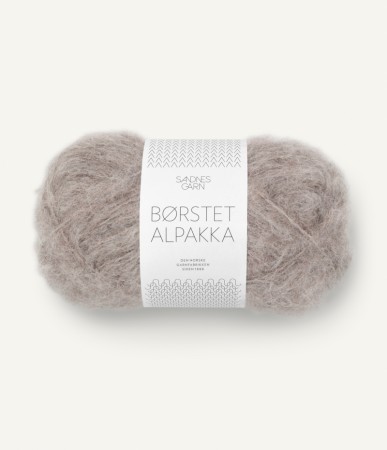 Børstet Alpakka 