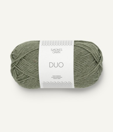 Sandnes Garn DUO STØVET MOSEGRØNN 9551