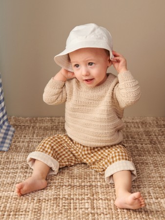 2407-1a Fillip Sweater Baby (oppskrift) 