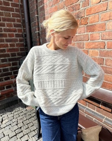 PetiteKnit Storm Sweater Peer Gynt Ash Melange