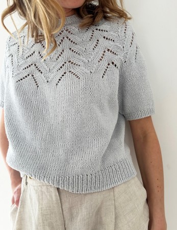 LeKnit Tulipan Tee Line Artic Ice