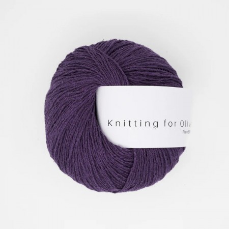 Knitting for Olive Pure Silk Plum