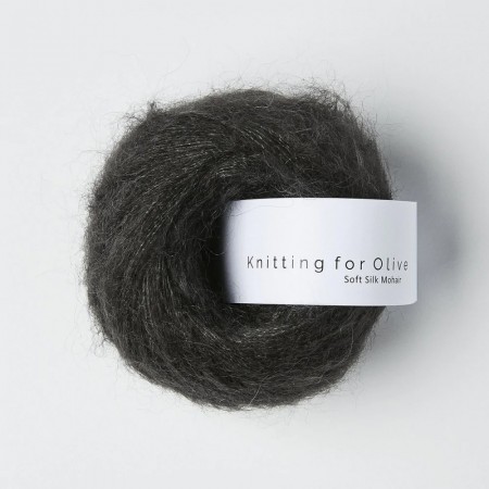 Knitting for Olive Soft Silk Mohair Midnat / Midnight