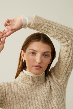 426 Trane ribbegenser Finull beigemelert