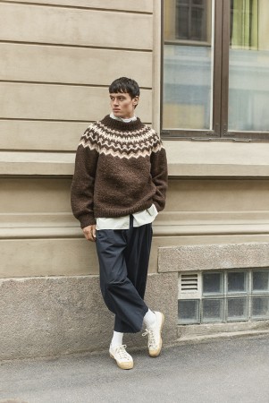 T75-5 Tinde herregenser (oppskrift) papir