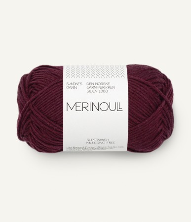 Merinoull Dyp burgunder 4372