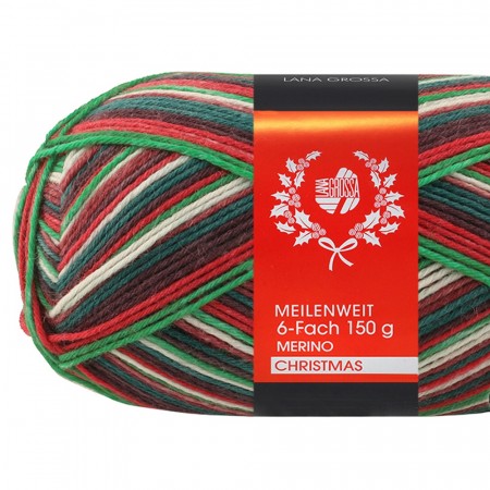 Lana Grossa Meilenweit strømpegarn JUL 150 g 630