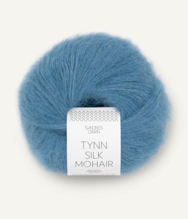 Sandnes Garn Tynn Silk Mohair mørk himmelblå 6042