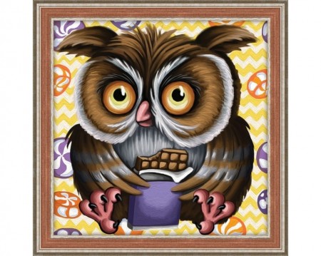 Sweet tooth owl - Diamond Painting