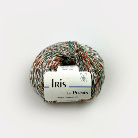 Iris byPermin 06 Rust/grønn