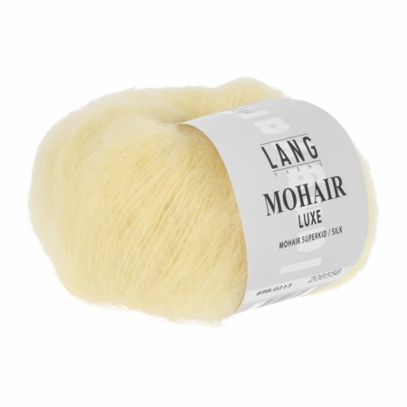Mohair lux 213 lys gul