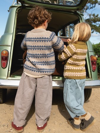 2506-2 Ridge Sweater barn (oppskrift) papir