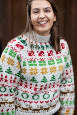 356-2 Alt-jeg-ønsker-meg-til-jul genser dame Finull