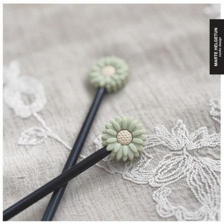 Maskestoppere blomst grønn-beige 2 stk