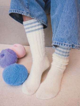 Lindtein Cozy Socks (oppskrift) papir 