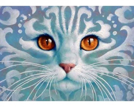 Ghostlike cat - Diamond Painting