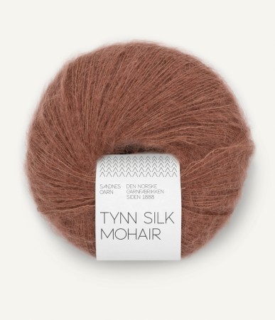 Tynn Silk Mohair Pecan Brown 3052