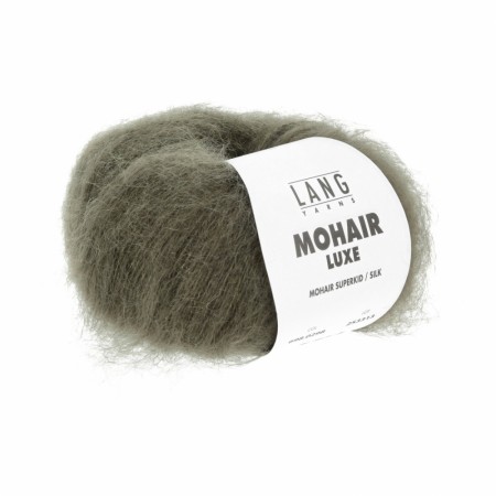 Mohair luxe 298 støvet oliven